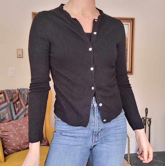 Silk cashmere cardigan - Picture 4 of 5